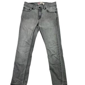 Levi's 511 Skinny - Performance Low‎ Rise Gray Denim Jeans - Stretch Size 14 Reg